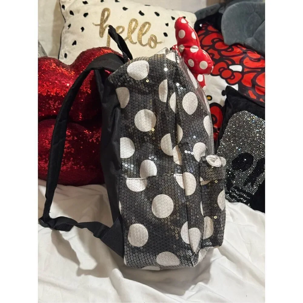 Primark x Disney/Mickey Minnie Mouse full size bookbag backpack sequin bling